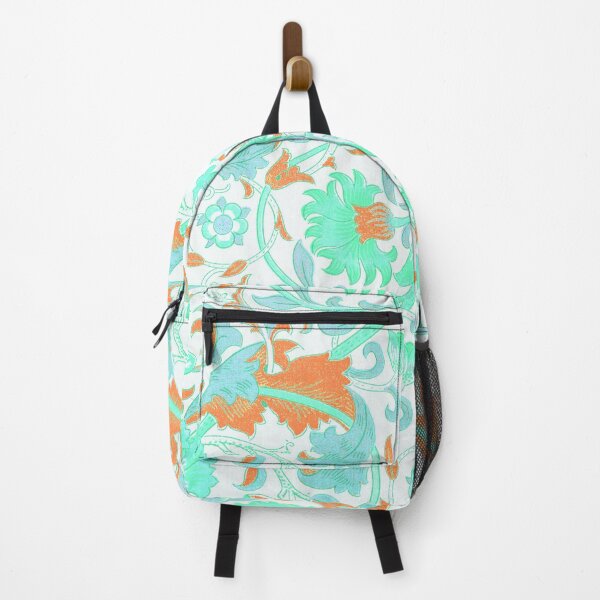Item preview, Green blue orange floral Lodden pattern designed and sold by fowons.