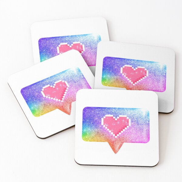 Item preview, Rainbow Heart Like Button Icon Love Social Media designed and sold by Jolly-Yosei.