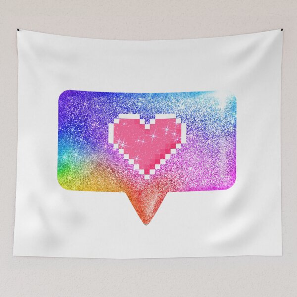 Item preview, Rainbow Heart Like Button Icon Love Social Media designed and sold by Jolly-Yosei.