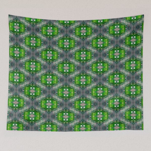 Item preview, Repeating Graphic Pattern | Bold Colors Modern Design | Seamless Pattern | "Mean Green" designed and sold by The Bubble 1307.