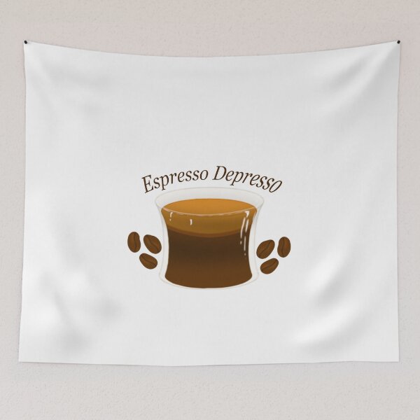 Item preview, Espresso Depresso designed and sold by BookwormSticker.
