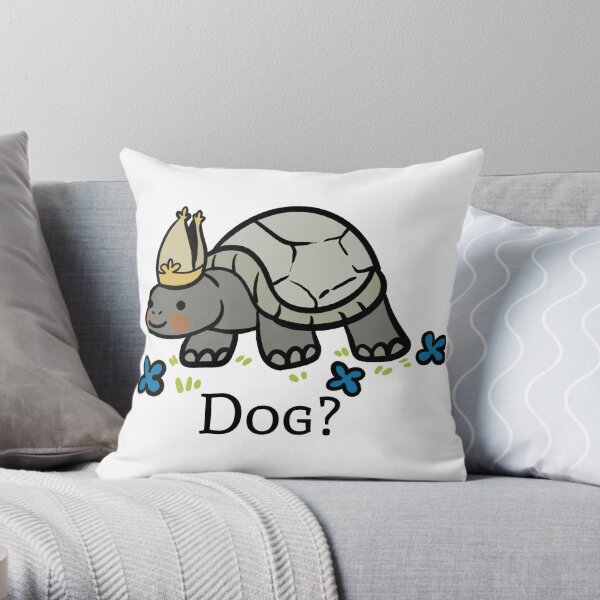 Turtle Pope Throw Pillow