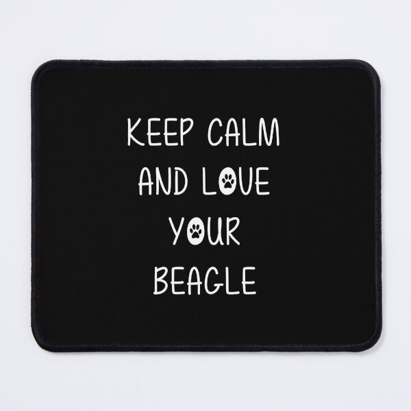 Item preview, Keep Calm And Love Your Beagle designed and sold by Animal Paw Designs.