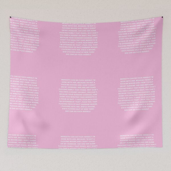 Item preview, MEREDITH CAN GO FUCK HERSELF | The Real Housewives of Salt Lake City designed and sold by guest-pillow.