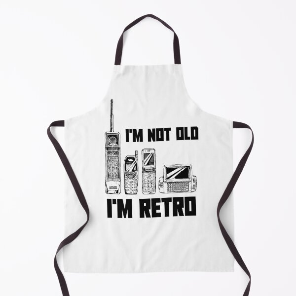 Item preview, Funny Gift for Anyone with an old Cellphone - I'm not old, I'm retro designed and sold by hardscuffle.