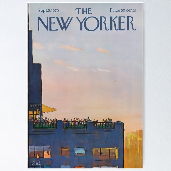 Affiches The New Yorker : Les Unes du magazine cosmopolite et urbain