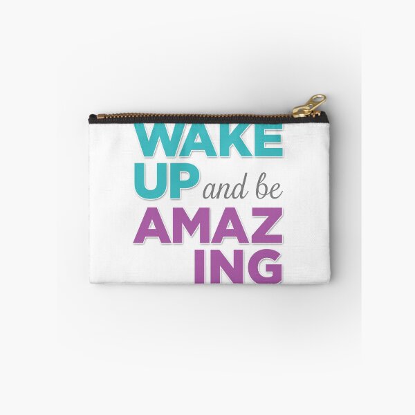 Item preview, Wake Up & Be Amazing designed and sold by DrawnToMind.