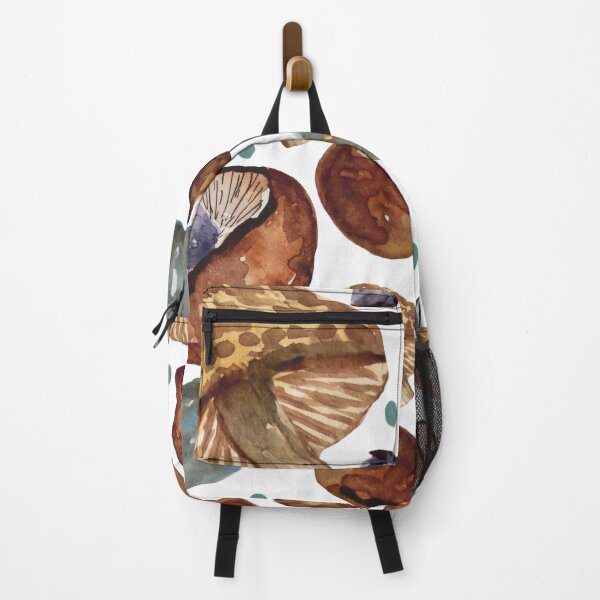 Item preview, Forest Mushrooms - Brown & Blue designed and sold by aliciahayesart.
