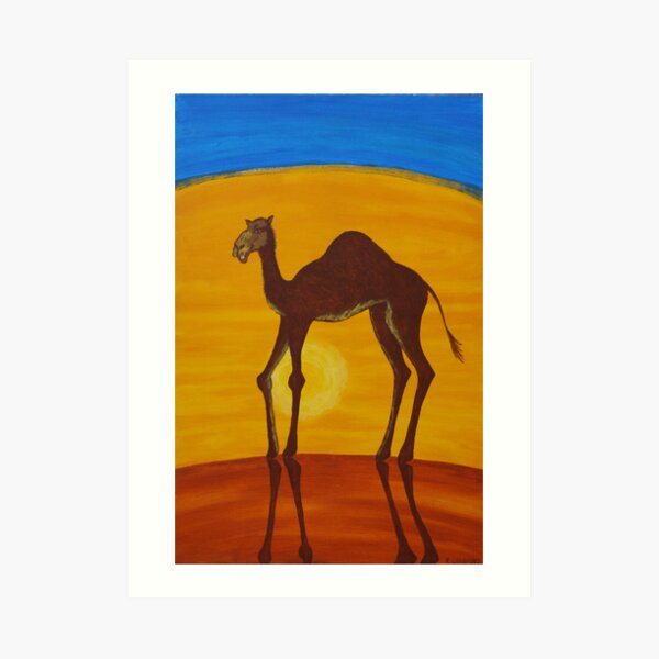 BEAUTIFUL CAMEL (OUTBACK AUSTRALIA) Art Print