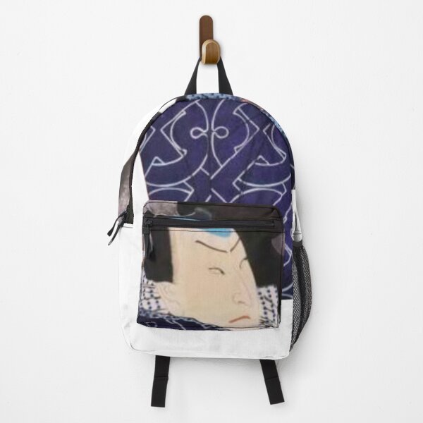 Item preview, Ukiyoe Man in Purple and Blue 浮世絵 designed and sold by amuseXpress.
