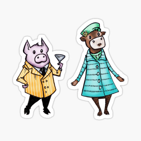 Mod Animals 2 Sticker