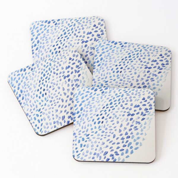 Item preview, Blue and Purple Abstract Speckle Wave designed and sold by lineandspeckle.