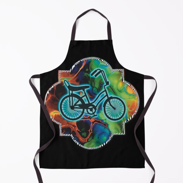 Item preview, Oldschool Psychedelic Banana Seat Bicycle Unique Gift for Bike Lover designed and sold by BadassBazaar.