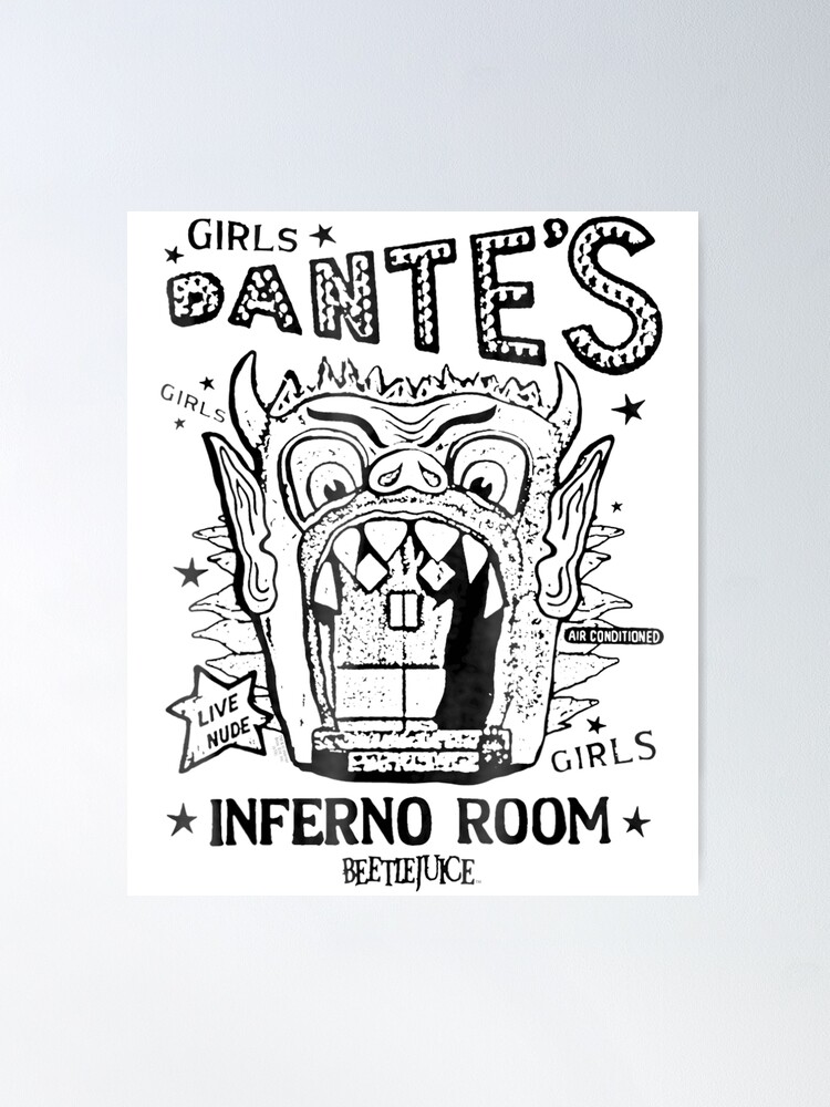 Beetlejuice Dante’s Inferno 8x11 art print