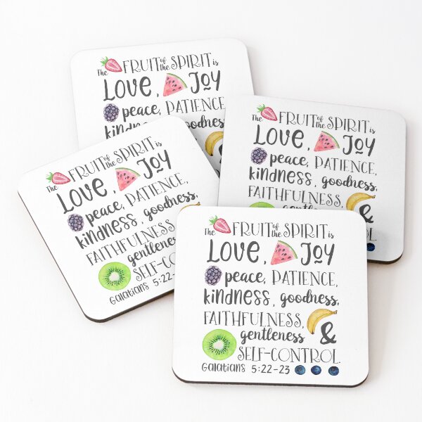 Item preview, Fruit of the Spirit Bible Verse Art designed and sold by DownThePath.