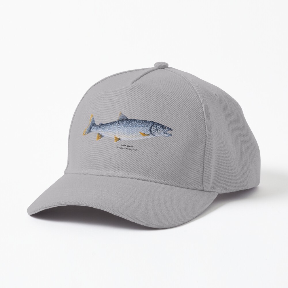Lake Trout Cap for Sale by fishfolkart