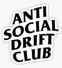 Anti Social Drift Club Sticker