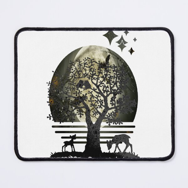 Item preview, Nuff Respect, Animals, Trees, Birds, Moon, Night designed and sold by Arab Fashion.