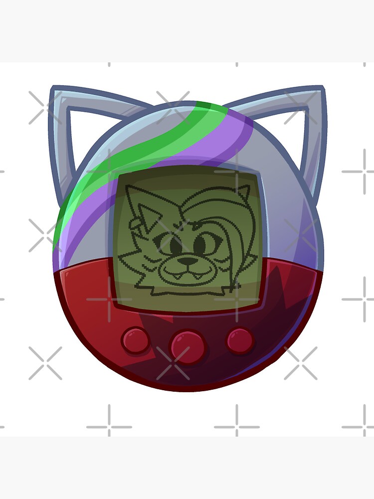 FNaF Tamagotchis - Glitchtrap & Vanny by CrysiciclesKori -- Fur