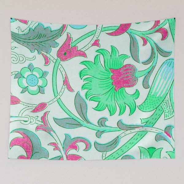 Item preview, Green Grey Fuchsia Floral Lodden Pattern designed and sold by fowons.