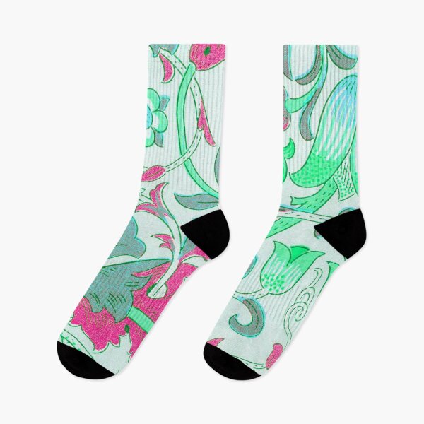 Item preview, Green Grey Fuchsia Floral Lodden Pattern designed and sold by fowons.