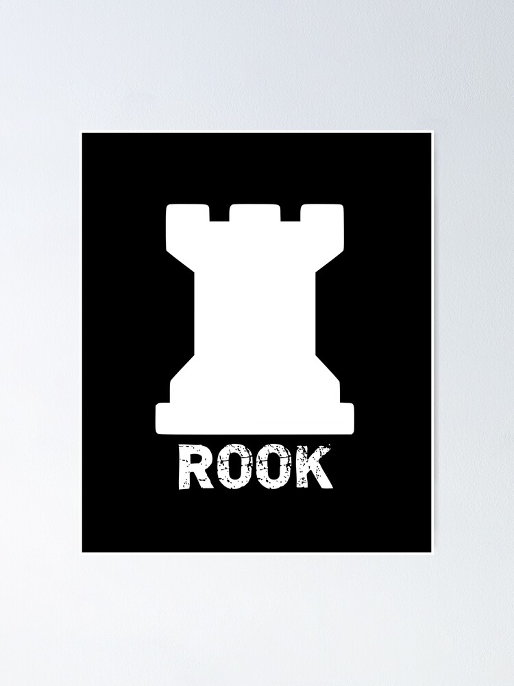 Chess Piece White Rook Chess Club Rook White Chess Castle Sticker for Sale  by Minnesnowta