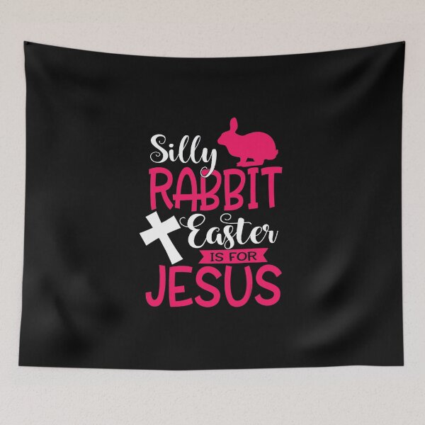 Item preview, Silly Rabbit Easter is For Jesus for Kids Men Women  designed and sold by Humber19912.