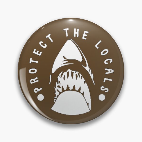 Item preview, Protect the Locals: Sharks (White Print) designed and sold by biceptual.