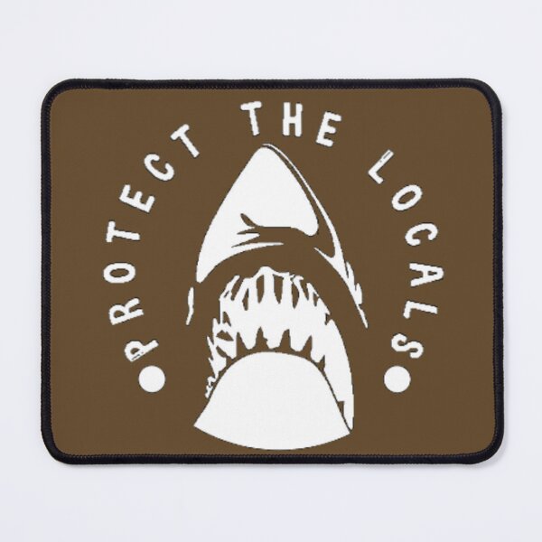 Item preview, Protect the Locals: Sharks (White Print) designed and sold by biceptual.