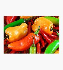 Hot Peppers Photographic Print