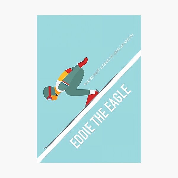 Lámina fotográfica «Eddie the Eagle - póster de película alternativo» de  MoviePosterBoy | Redbubble