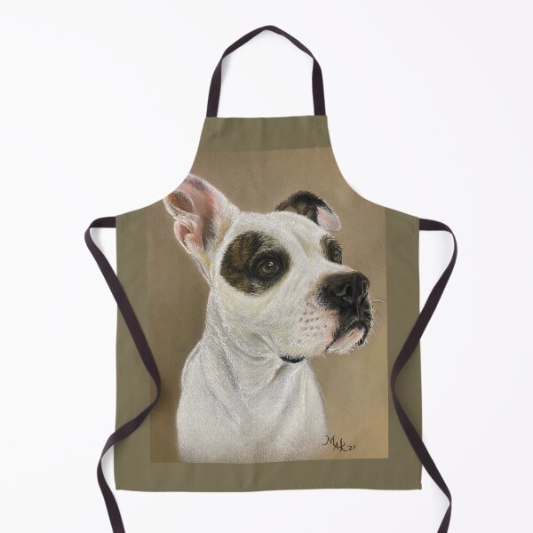 Item preview, "Chance" pastel painting of a Boxer mix designed and sold by Marla Kurzec.