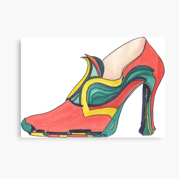 Red Shoes Canvas Print