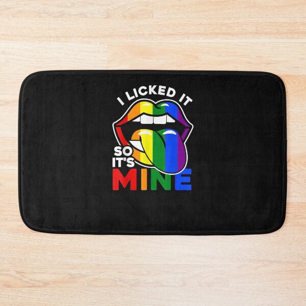 Item preview, I Licked It So It's Mine - LGBTQ Lips Rainbow LGBT designed and sold by Vignette2323.
