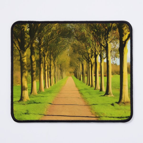 Item preview, Green Pasture Landscape - Lane Lined with Trees designed and sold by Zeph1.