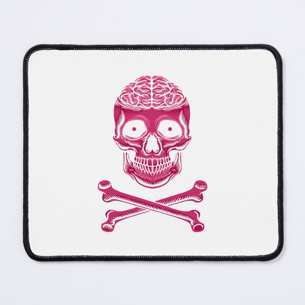 Item preview, skull skull and bones bright red designed and sold by Proud Pro Gifts.