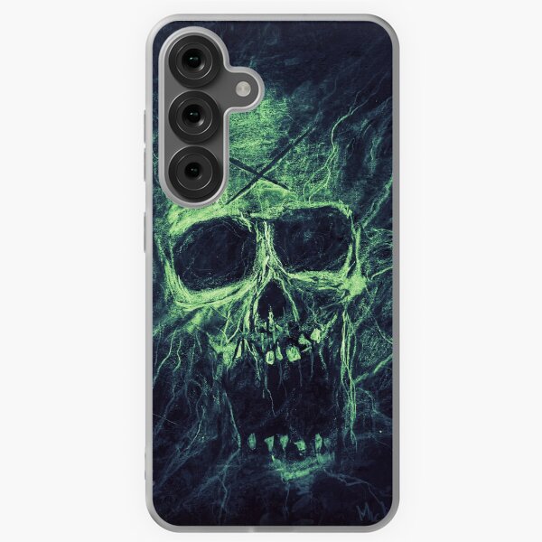 Screaming Green Skull Samsung Galaxy Soft Case