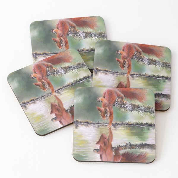 Item preview, "I See You" squirrel reflection in water designed and sold by Marla Kurzec.