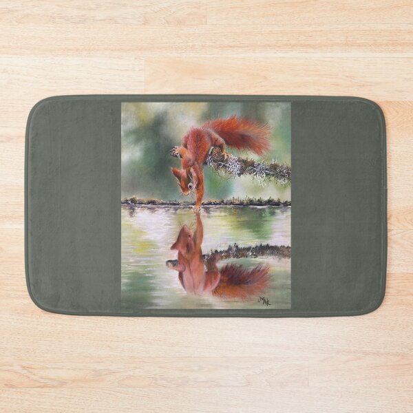 Item preview, "I See You" squirrel reflection in water designed and sold by Marla Kurzec.