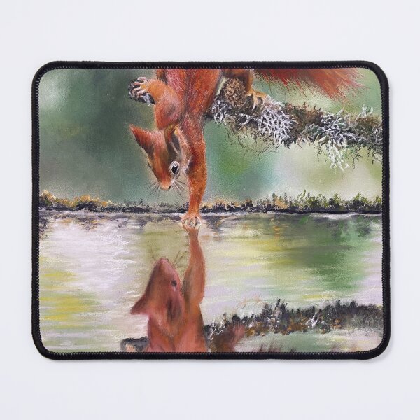 Item preview, "I See You" squirrel reflection in water designed and sold by Marla Kurzec.