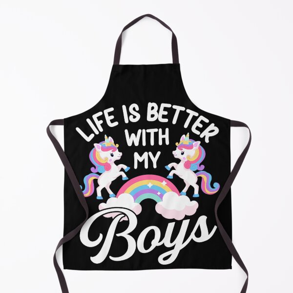Item preview, Life Is Better With My Boys Funny Unicorn Mom T-shirt designed and sold by KGN CREATIVITY.