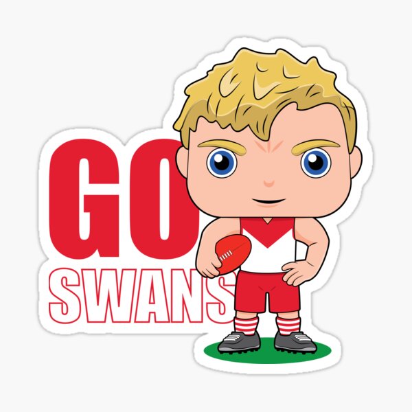 Swans Footy Player Mascot Go Swans