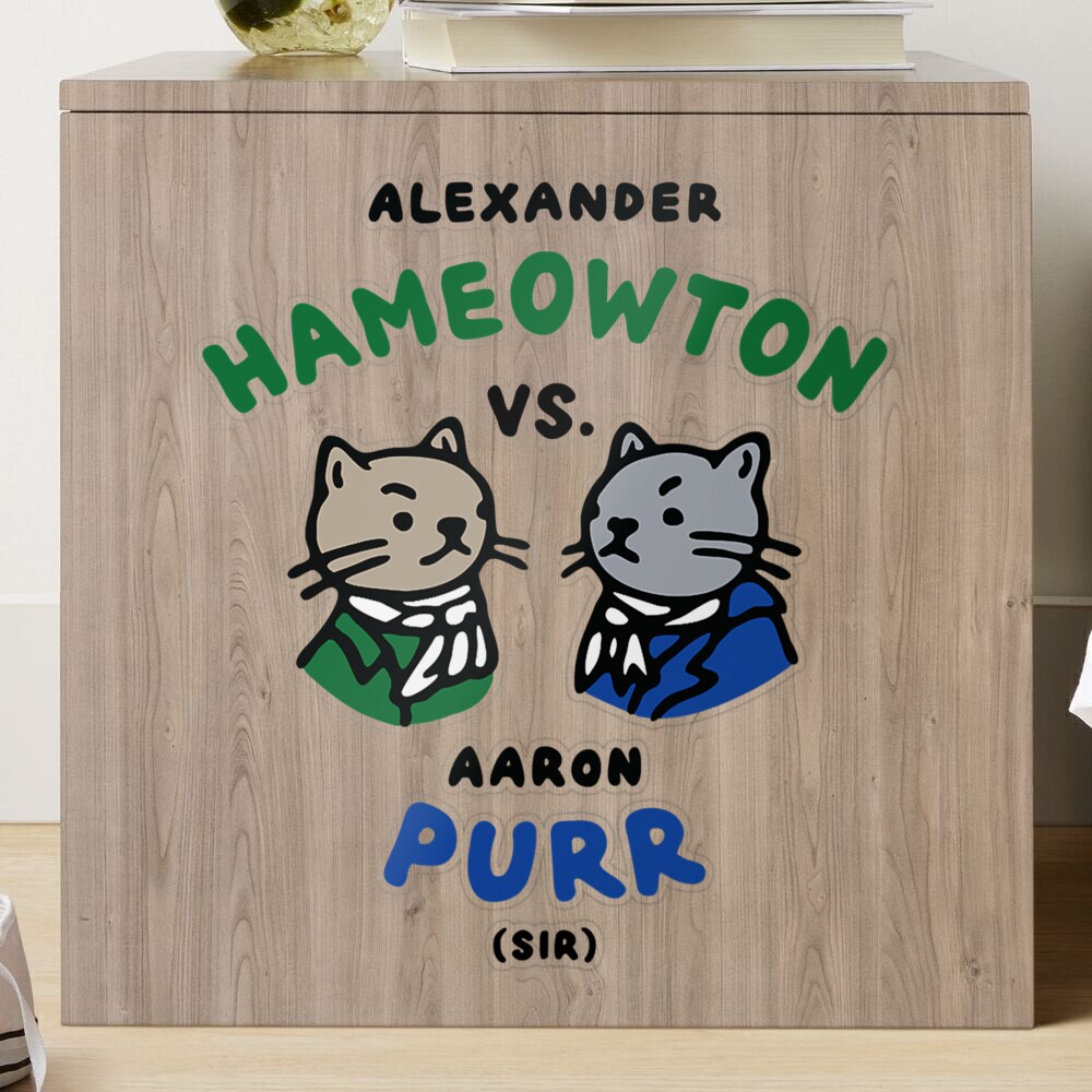 Hameowton vs. Purr Cat Shirt - Hamilton and Burr