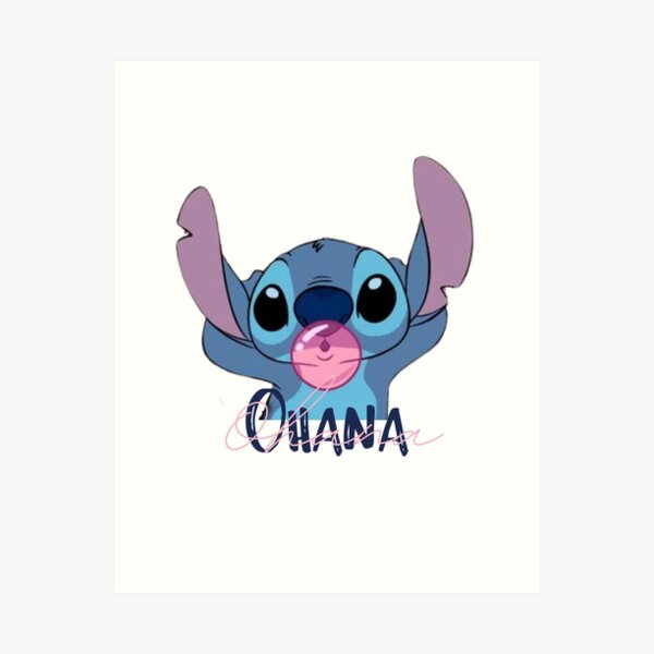 Blue Stitch Wall Art Redbubble