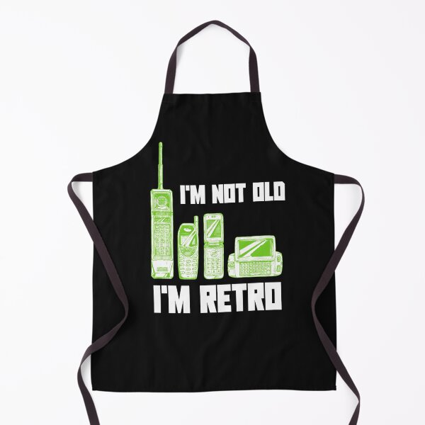 Item preview, Funny Design for Anyone with an old Cellphone - I'm not old, I'm retro designed and sold by hardscuffle.