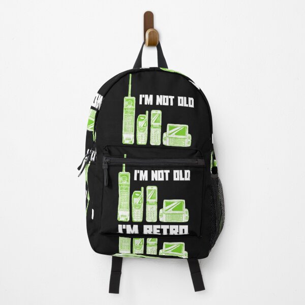 Item preview, Funny Design for Anyone with an old Cellphone - I'm not old, I'm retro designed and sold by hardscuffle.