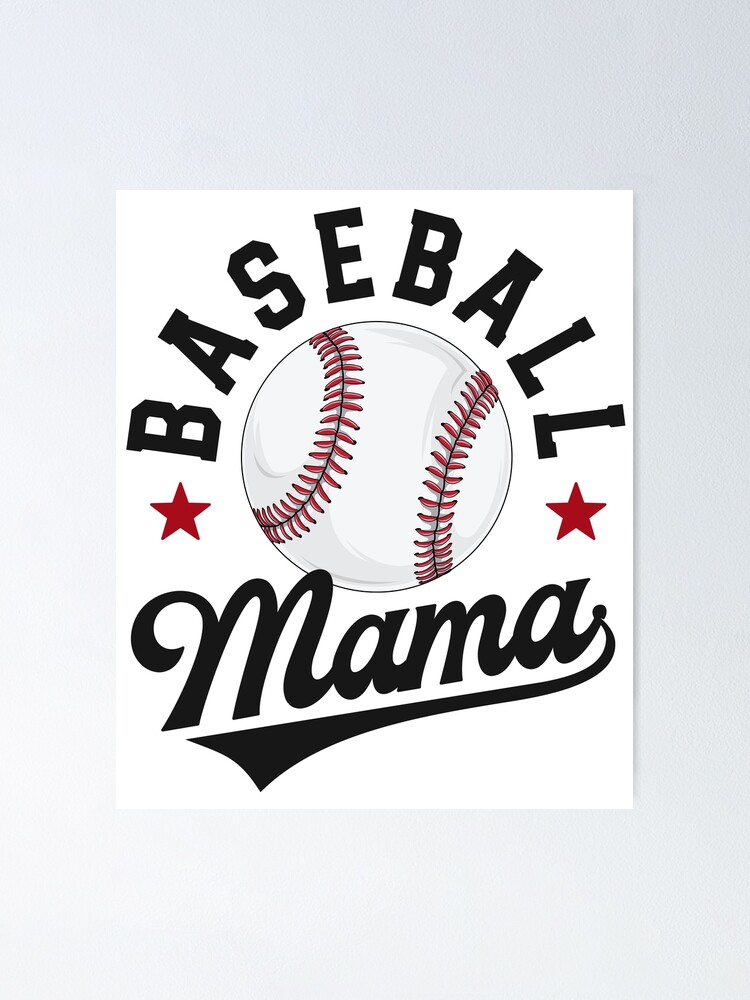 Baseball Mom SVG Baseball Mama Mother's Day Baseball 