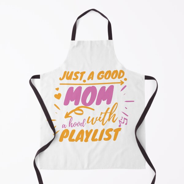 Item preview, Mom T-Shirts, Funny Mothers Day Gifts, Motherhood Tshirt, Mama Shirt, Hood Mom, Just a Good Mom With a Hood Playlist, Fun Cool Womens Outfit designed and sold by serenity sahara.