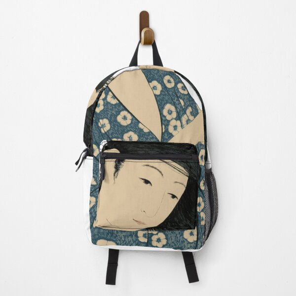 Item preview, Ukiyoe Woman Long Hair 浮世絵 designed and sold by amuseXpress.