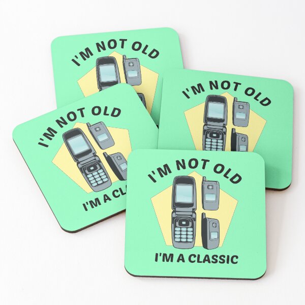 Item preview, Funny Gift for Anyone with an old Cellphone - I'm not old, I'm a classic designed and sold by hardscuffle.